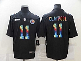 Nike Pittsburgh Steelers #11 Chase Claypool Multi-Color Black Crucial Catch Vapor Untouchable Limited Jersey,baseball caps,new era cap wholesale,wholesale hats